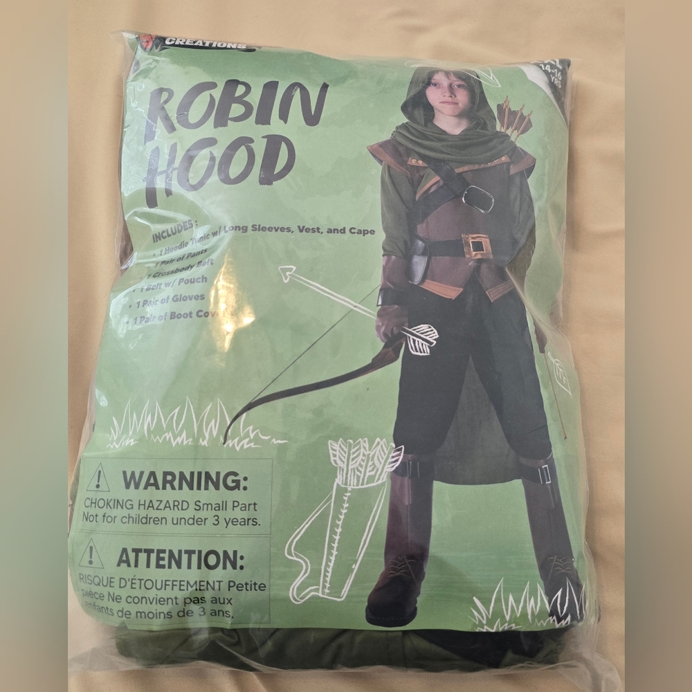 Robin Hood Kids Costume -youth  xxL Age 14-16